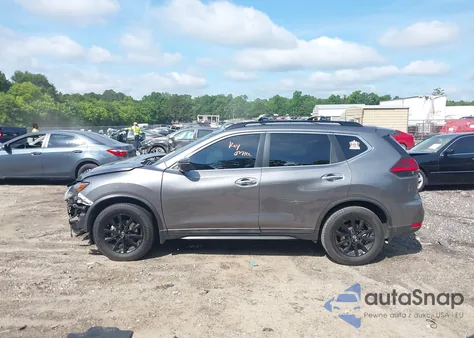 2017 Nissan Rogue Sv из США, поврежденный, VIN 5N1AT2MT4HC837948